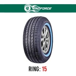 لاستیک خودرو ویندفورس مدل Prime Tour WSW سایز 225/75R15 دور سفید)