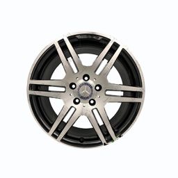 رینگ اسپرت بنز C200 رنگ رخ تراش مشکی سایز 17 (یک دست)