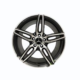 رینگ اسپرت فابریک بنز E250 رنگ رخ تراش مشکی سایز 18 (یک دست)
