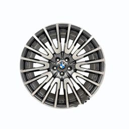 رینگ اسپرت فابریک بی ام و 730Li رنگ رخ تراش مشکی سایز 21 اینچ (یک دست)