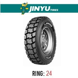 لاستیک خودرو جینیو مدل JY716 (گل معدنی) سایز 12.00R24 (325/95R24)