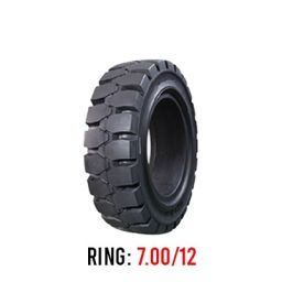 لاستیک لیفتراک توپر سولیترک مدل Block Tread سایز 7.00R12