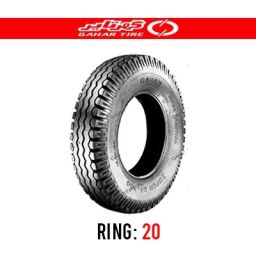 لاستیک خودرو گهر مدل DT300 (گل جلو نخی،درجه دو) سایز 12.00R20