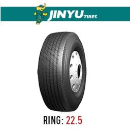 لاستیک خودرو جینیو مدل JY518 (گل جلو) سایز 315/80R22.5