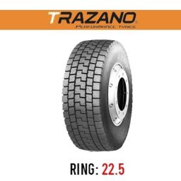 لاستیک خودرو ترازانو مدل AD713 (گل عقب) سایز 315/80R22.5