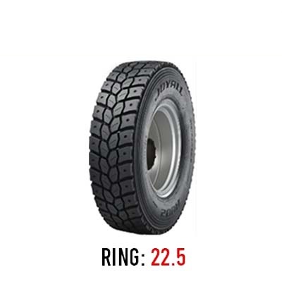 لاستیک خودرو جویال مدل A802 (عقب) سایز 315/80R22.5