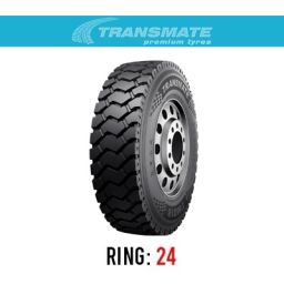 لاستیک خودرو ترنس میت مدل TMD18 (گل جلو بریجستونی) سایز 12.00R24 (325/95R24)
