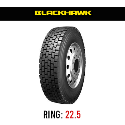 لاستیک خودرو بلک هاک مدل BDR81 (گل عقب) سایز 315/80R22.5