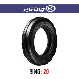 لاستیک تراکتور کیان تایر(البرز)مدل 830 (3خط) سایز 6.50R20