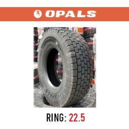 لاستیک خودرو اوپال مدل OP302 (گل عقب) سایز 315/80R22.5