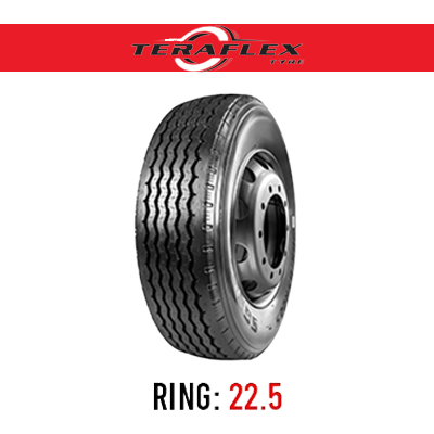 لاستیک خودرو ترافلکس مدل TT555 (گل جلو)سایز 385/65R22.5 (تاریخ تولید 2026)