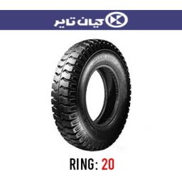 لاستیک خودرو کیان تایر(البرز) مدل 400 (گل دنده) سایز 10.00R20 (تاریخ تولید 2026)