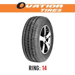 لاستیک خودرو اویشن مدل V-02 (دور سیاه) سایز 195/80R14 (تاریخ تولید 2026)