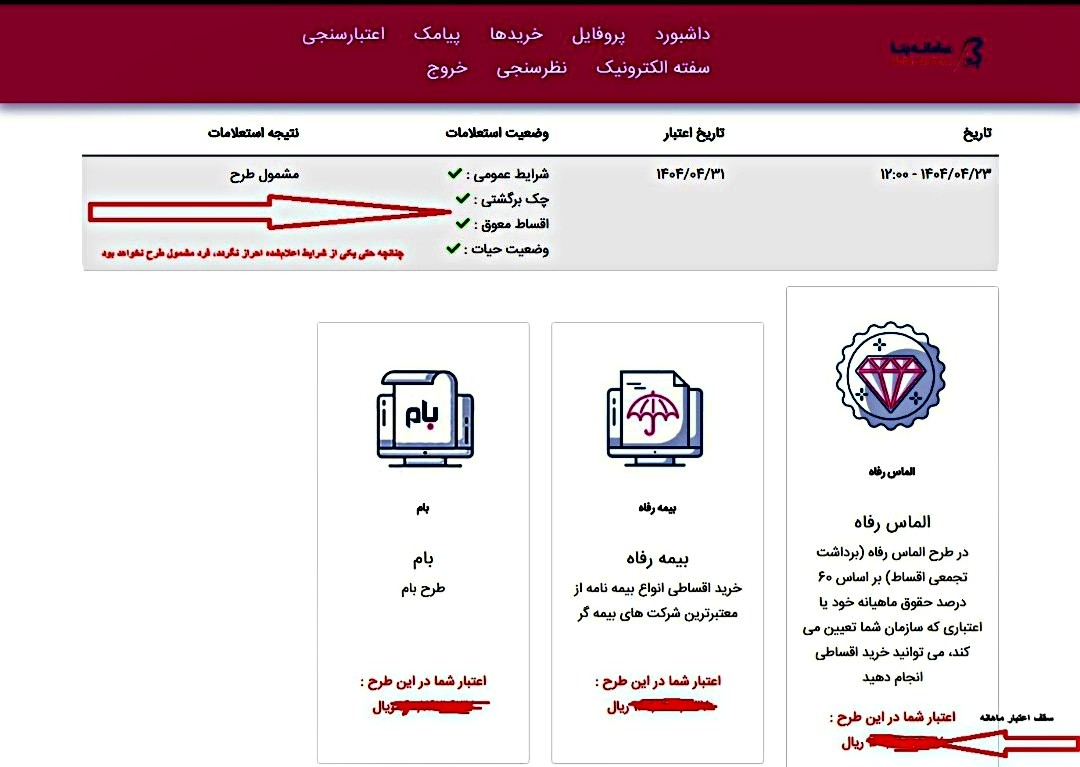 🛒 مراحل خرید قسطی لاستیک با طرح بتا بانک رفاه+مرحله 3: تأیید اجازه‌نامه برداشت اقساط